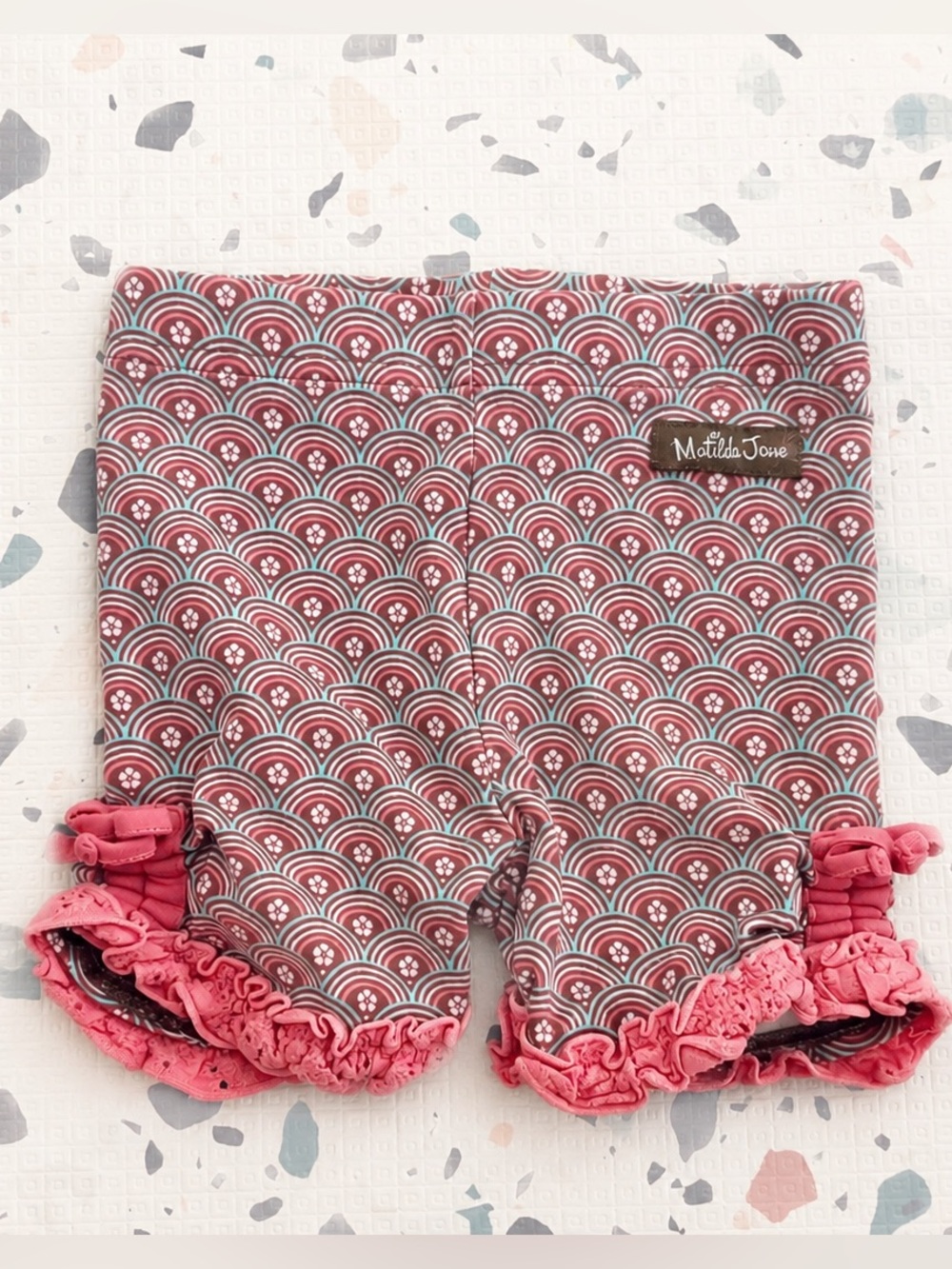 Matilda Jane Enchanted Garden Lucille Rainbow Shorties Ruffle Short 18-24 Months